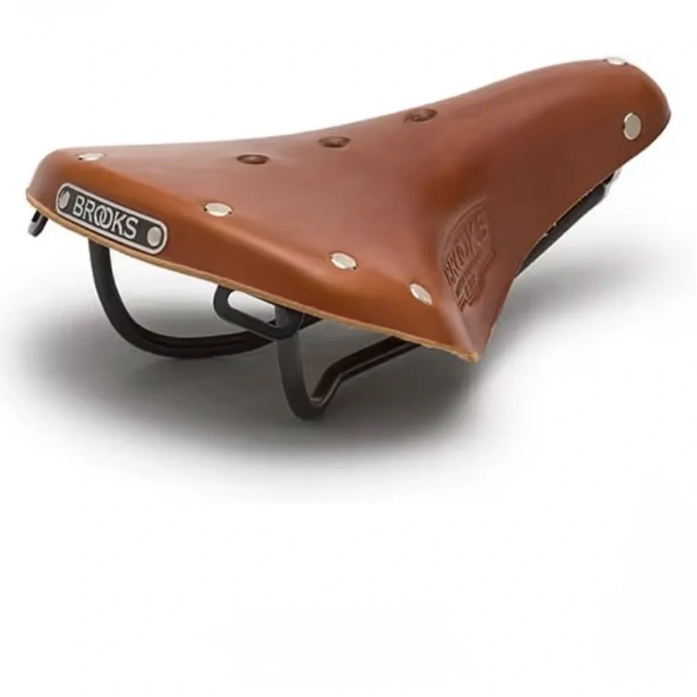 Brooks Honey Leather Bicycle Saddle - Picture 9 of 9